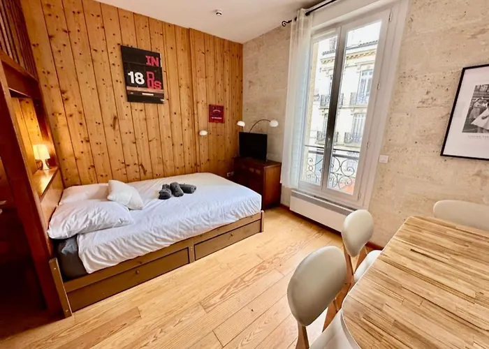 Le Woody, Centre-ville, Parking Gratuit Appartement Bordeaux