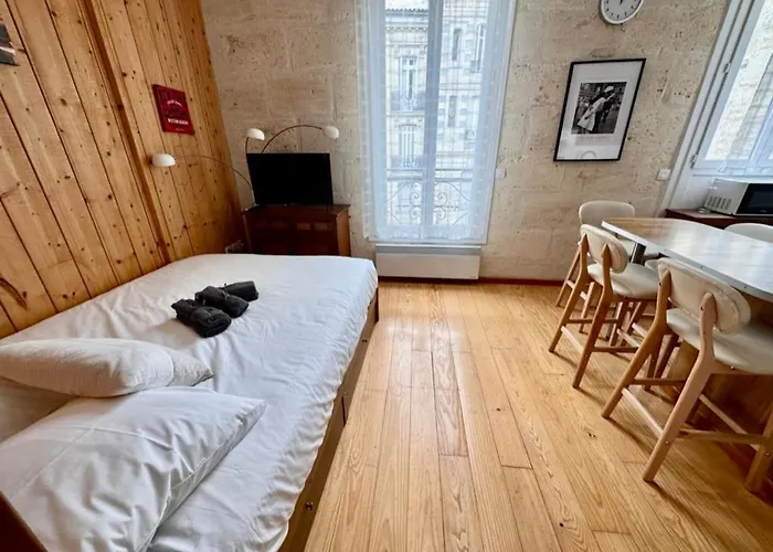Apartament Le Woody, Centre-ville, Parking Gratuit Bordeaux