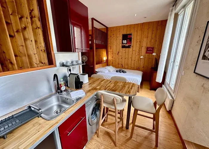 Apartament Le Woody, Centre-ville, Parking Gratuit Bordeaux